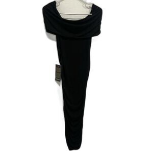 Bebe Off the Shoulder  Maxi Dress